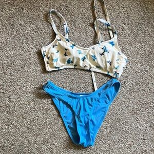butterfly bikini blue target style